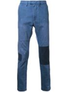 Diesel Patched Trousers, Men's, Size: 29, Blue, Cotton