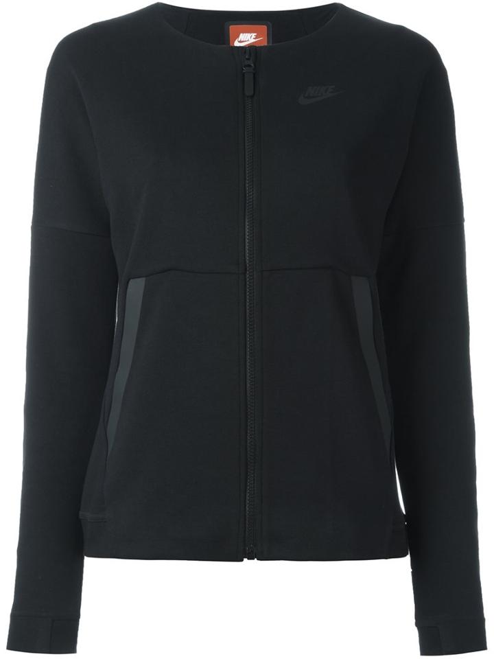 Nike Zip-up Sweatshirt, Women's, Size: Medium, Black, Cotton/polyester