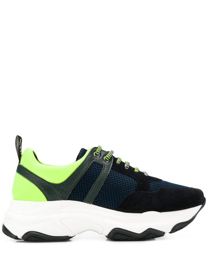 Pollini Mesh Upper Sneakers - Black