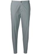 Transit Cropped Slim Fit Trousers - Grey