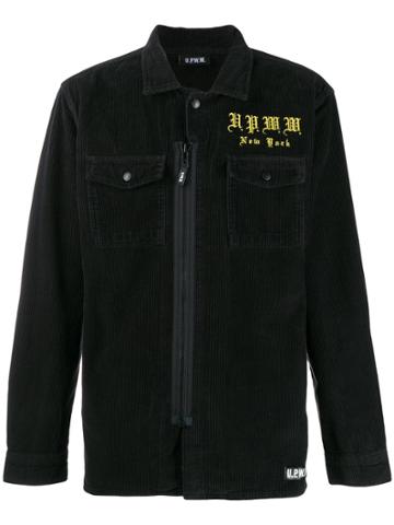 U.p.w.w. Logo Embroidered Shirt Jacket - Black