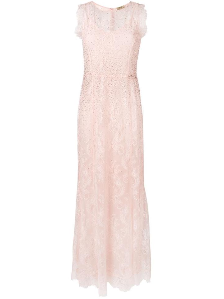 Liu Jo Embellished Lace Gown - Pink