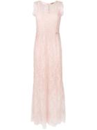 Liu Jo Embellished Lace Gown - Pink