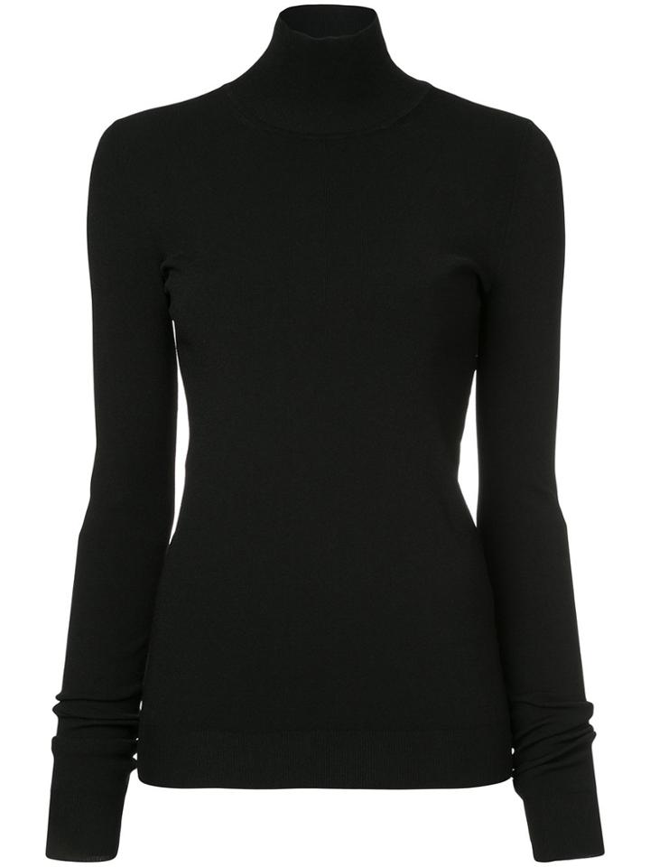Jil Sander Roll Neck Jumper - Black