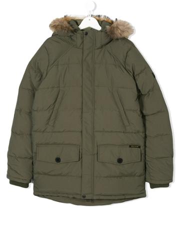 American Outfitters Kids Teen Faux-fur Hooded Parka - Green