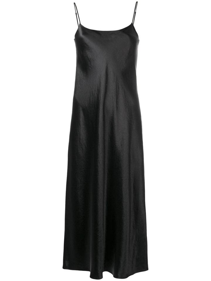 Vince Slip Midi Dress - Black