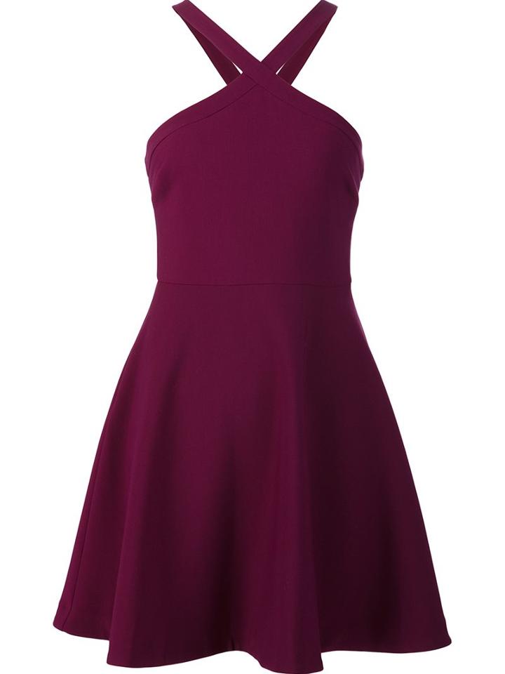 Likely Crisscross Strap Dress, Women's, Size: 6, Pink/purple, Polyester/spandex/elastane/rayon