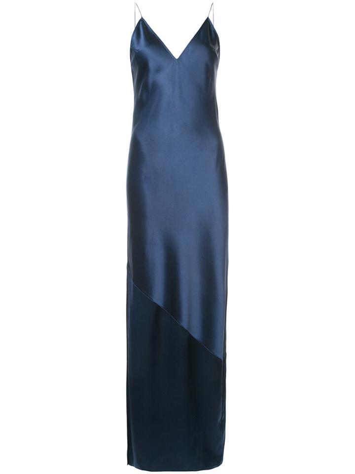 Fleur Du Mal Fitted Shift Dress - Blue