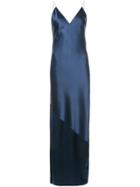 Fleur Du Mal Fitted Shift Dress - Blue