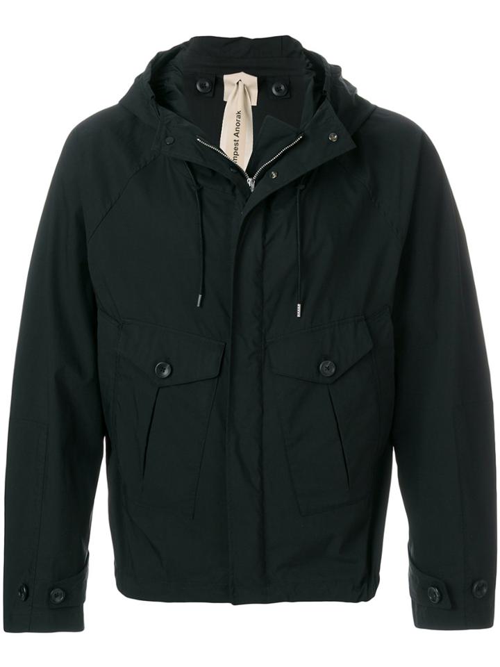 Ten-c Hooded Style Jacket - Black