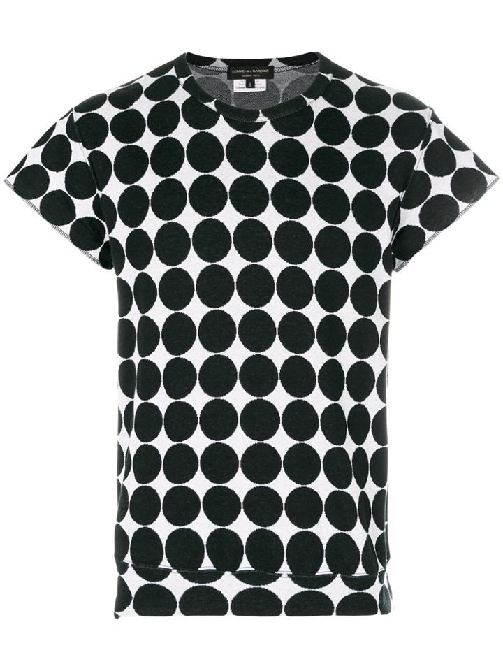 Comme Des Garçons Vintage Dots Print T-shirt - Black