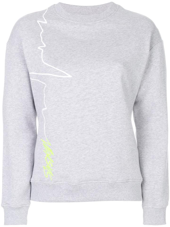 Versus Relaxed Fit Knit Top - Grey