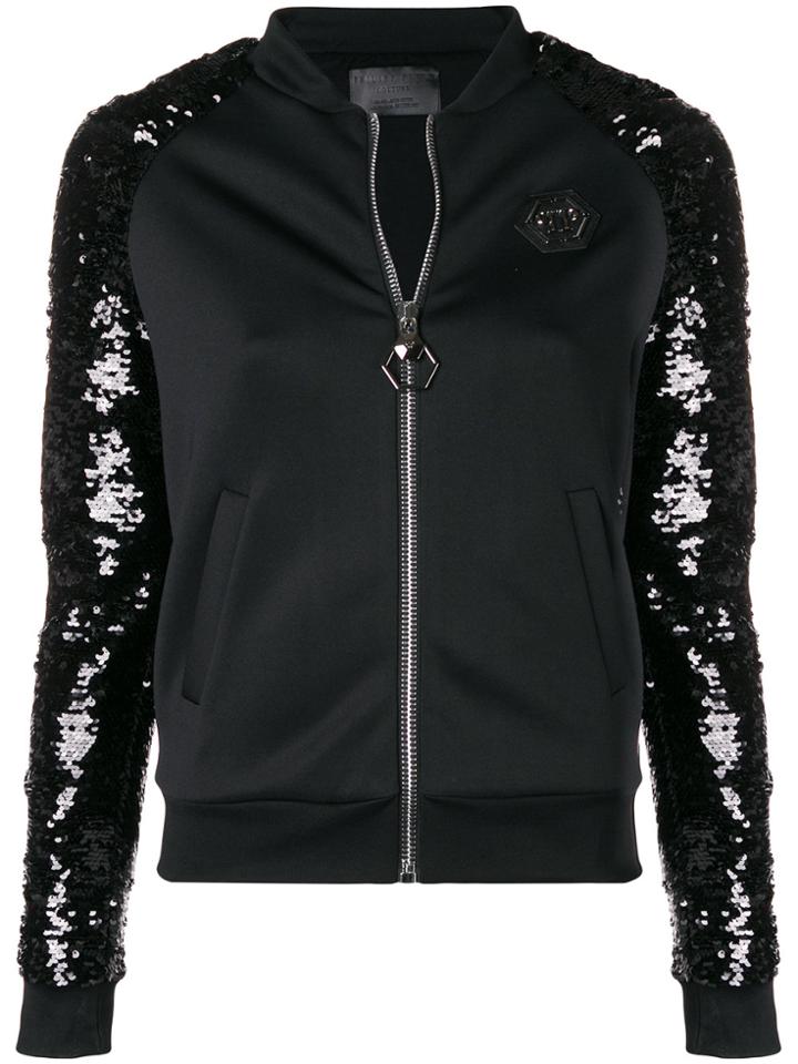 Philipp Plein Luxury Bomber Jacket - Black