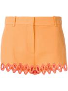 Emilio Pucci Embroidered Trim Shorts - Yellow & Orange