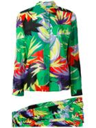 Jean Louis Scherrer Vintage Tropical Print Co-ord - Green