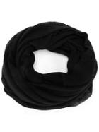 Isabel Marant Knitted Circle Scarf, Women's, Black, Cashmere