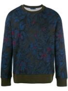 Etro - Floral Print Sweatshirt - Men - Cotton/polyamide - L, Blue, Cotton/polyamide