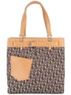 Christian Dior Pre-owned Trotter Pattern Tote Bag - Brown