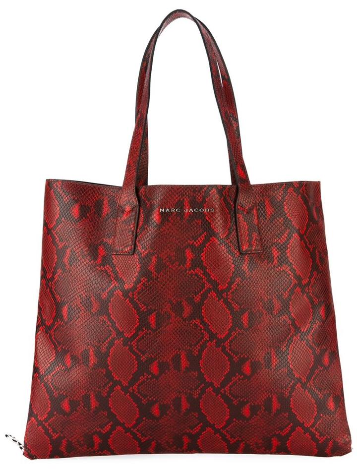 Marc Jacobs B.y.o.t. Ns Shopper Tote, Women's, Red, Calf Leather