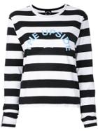 The Upside Stripe Martina Jersey Top - Black