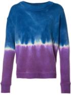 The Elder Statesman - Tie-dye Effect Jumper - Unisex - Cashmere - L, Blue, Cashmere