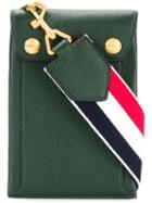 Thom Browne Airmail Print Envelope Phone Holder - Green