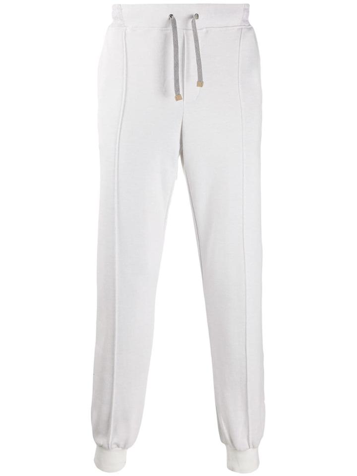 Eleventy Drawstring Track Trousers - White