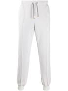 Eleventy Drawstring Track Trousers - White