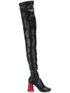 Mm6 Maison Margiela Thigh High Boots - Black