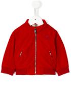 Burberry Kids - Funnel Neck Bomber Jacket - Kids - Cotton/polyamide/polyester/spandex/elastane - 9 Mth, Infant Boy's, Red