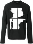 Midnight Studios Long-sleeved Silhouette Top - Black
