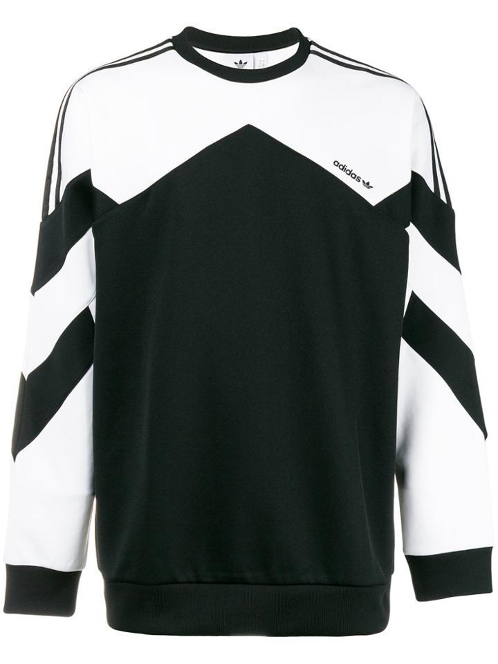 Adidas Panelled Sweatshirt - Black