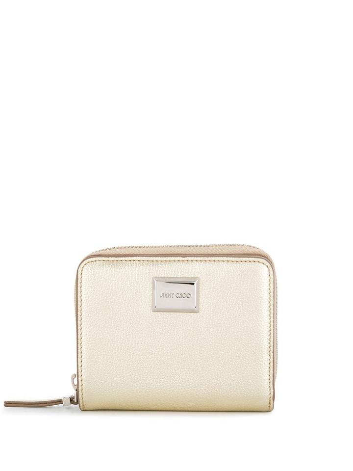 Jimmy Choo Mirose Zip-around Wallet - Gold