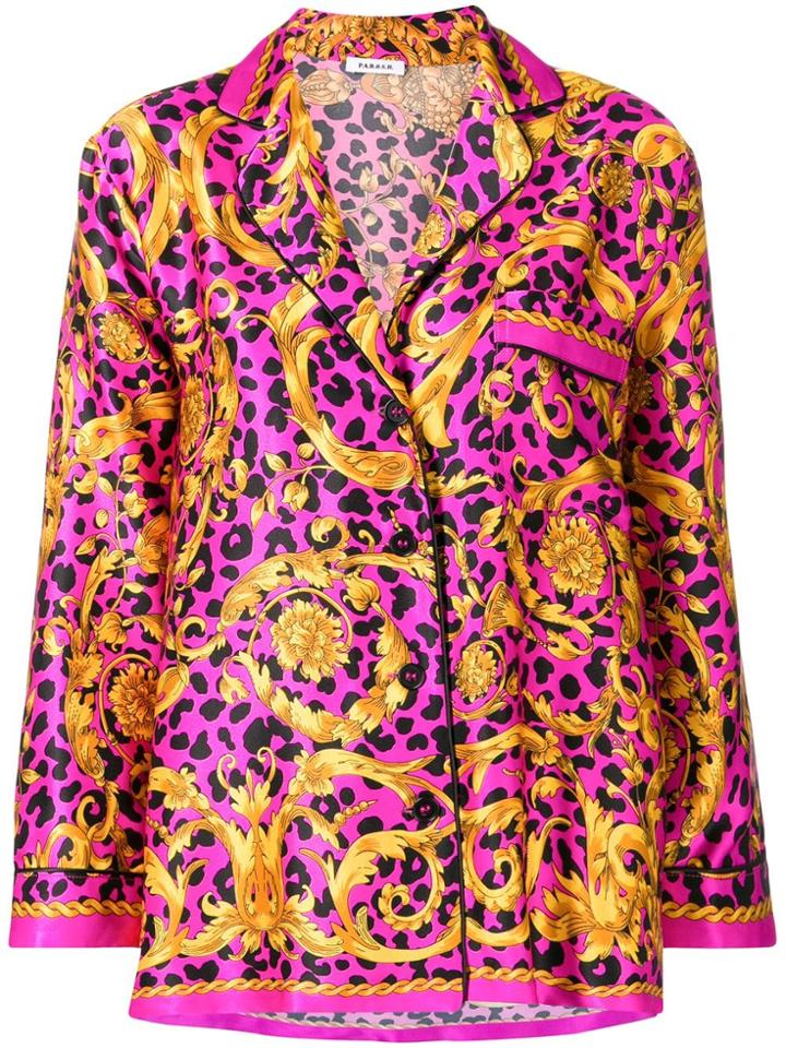P.a.r.o.s.h. Long-sleeve Printed Shirt - Pink