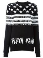 Philipp Plein Star Print Sweatshirt, Women's, Size: Large, Black, Cotton
