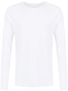 Track & Field Long Sleeved T-shirt - White