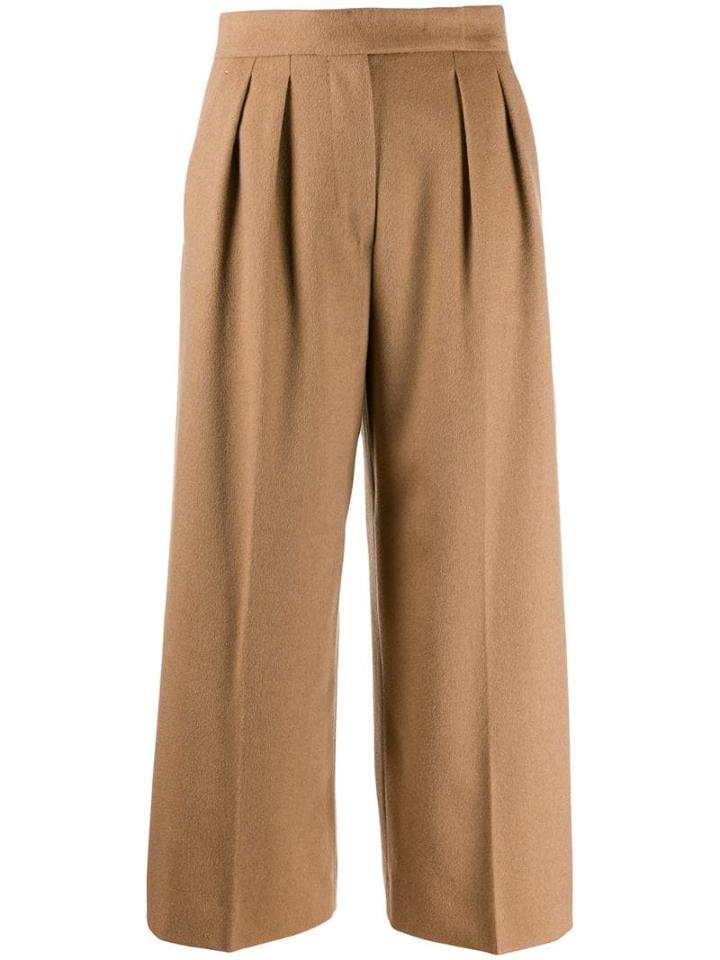 Max Mara High Waist Culottes - Brown