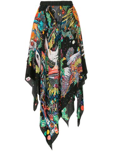 Romance Was Born Earth Mother Handkerchief Skirt - Multicolour