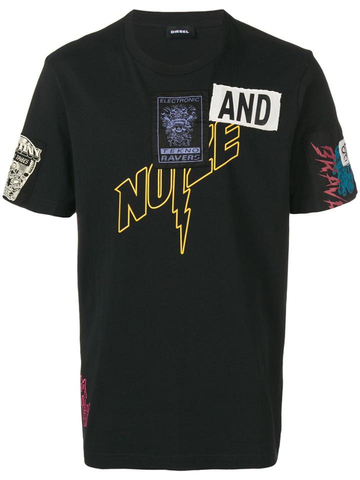 Diesel T-just-wg T-shirt - Black