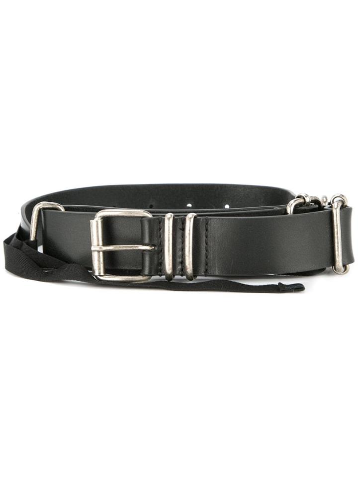 Ann Demeulemeester Elbamat Lux Belt - Black
