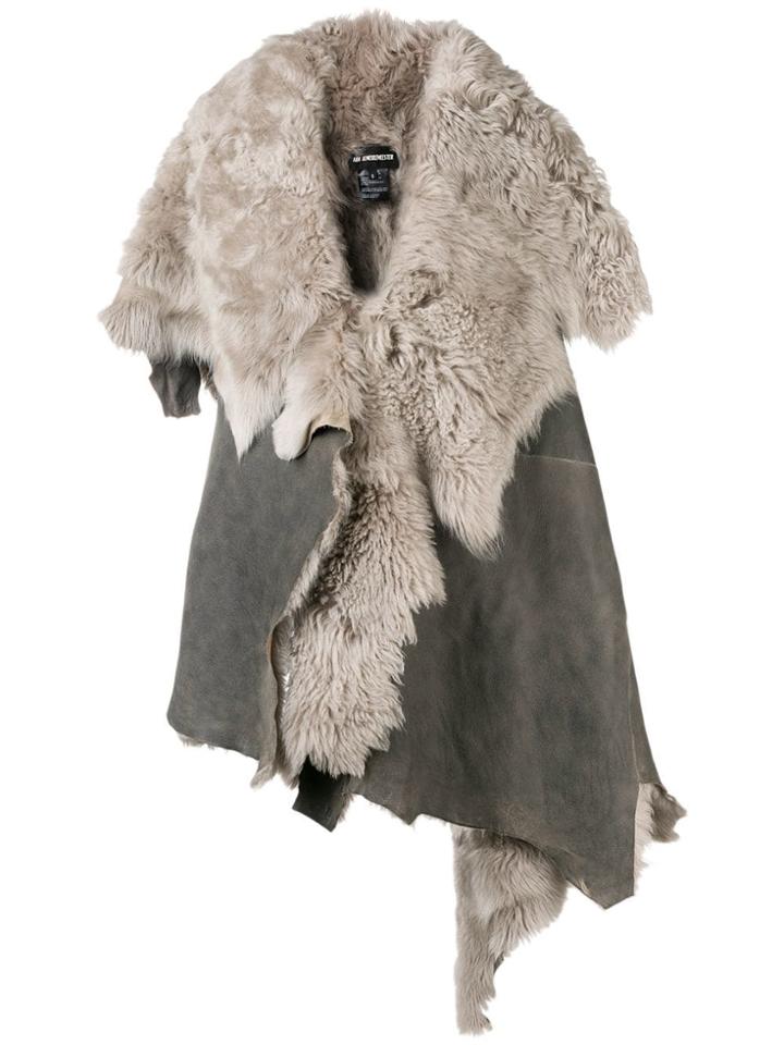 Ann Demeulemeester Asymmetric Coat - Grey
