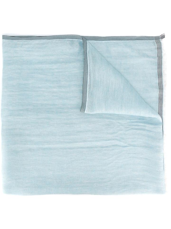 Loro Piana Iride Summer Scarf, Green, Silk/linen/flax