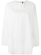 Sara Lanzi - Oversized Blouse - Women - Cotton - S, White, Cotton