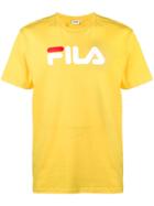 Fila Logo Print T-shirt - Yellow