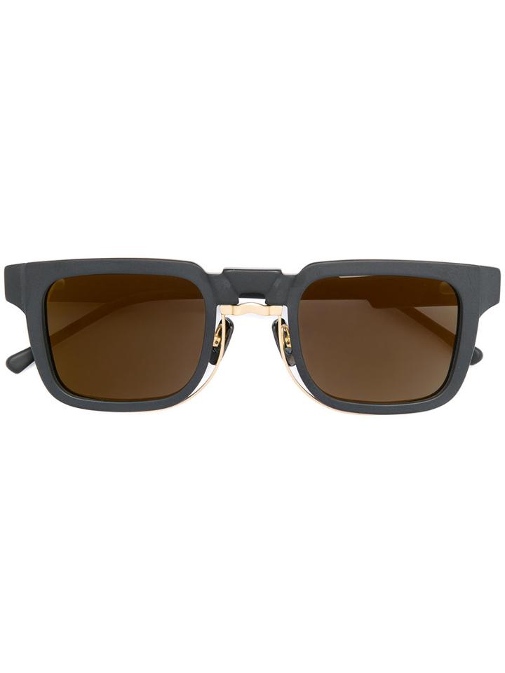 Kuboraum - Square Sunglasses - Unisex - Acetate - One Size, Black, Acetate