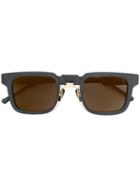 Kuboraum - Square Sunglasses - Unisex - Acetate - One Size, Black, Acetate