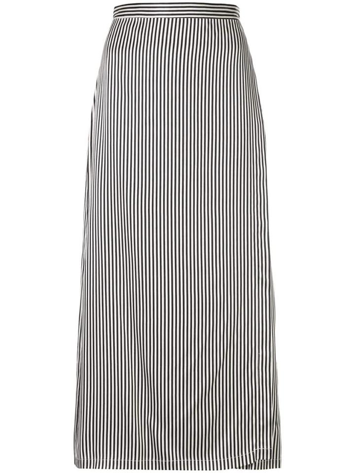 Kacey Devlin Utility Striped Wrap Skirt - Multicolour
