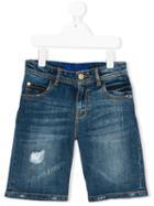 Zadig & Voltaire Kids - Distressed Denim Shorts - Kids - Cotton/spandex/elastane - 12 Yrs, Boy's, Blue