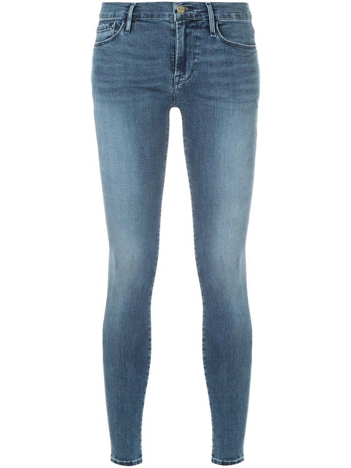 Frame Denim Skinny Denim Jeans - Blue