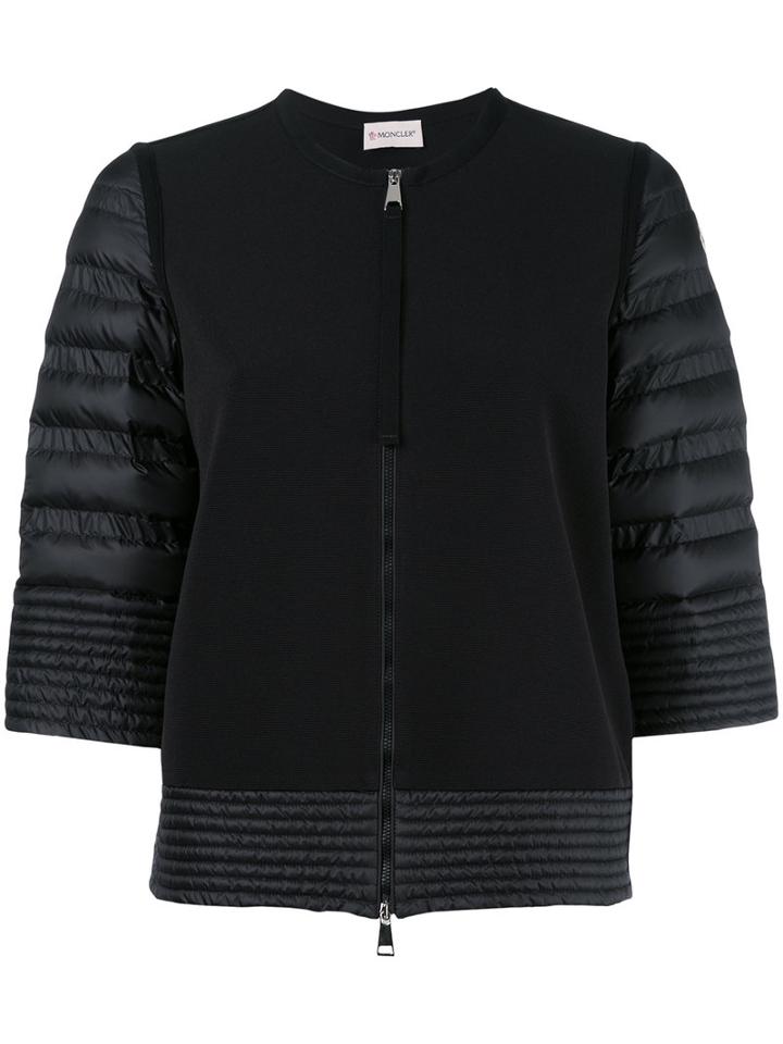 Moncler Padded Panel Jacket, Women's, Size: Xs, Black, Polyimide/polyester/spandex/elastane/feather Down